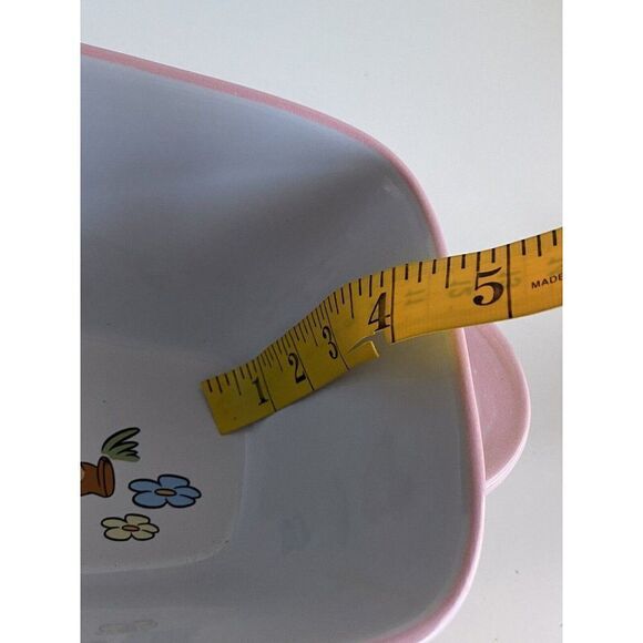 Disney Chip & Dale Easter Large 9"x 5" Ceramic Baking Loaf Bread Pan Dish NEW - Picture 11 of 11